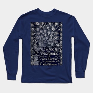 Vintage Pride and Prejudice Book Cover Long Sleeve T-Shirt